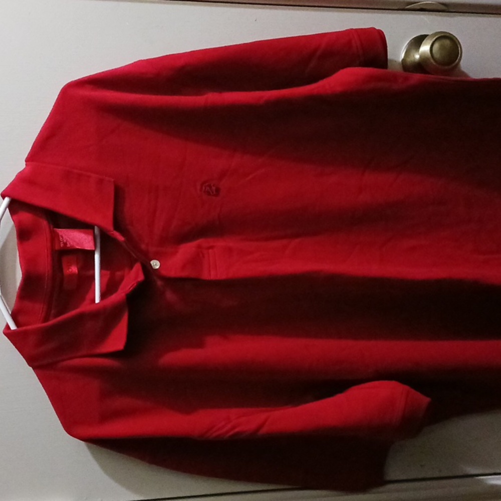 IZOD Red collar shirt XL